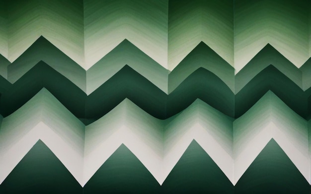 a green and white geometric pattern with the word quot z quot on the bottom