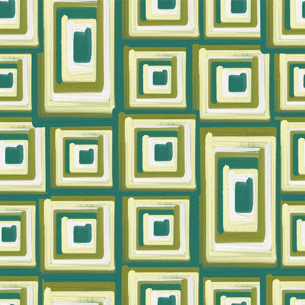 Green and white squares wallpaper that says square.