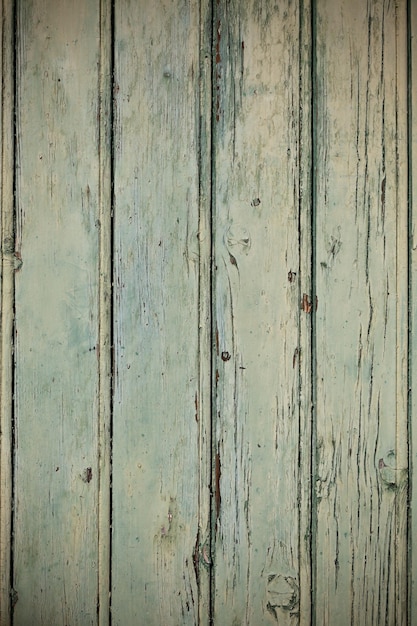 Green wooden planks surface background