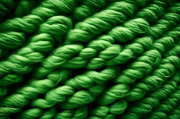 Green wool macro texture