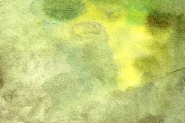 Greenyellow handdrawn watercolor background