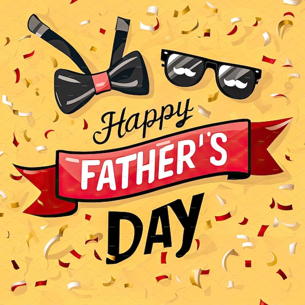 Greeting card with nice message of fathers day