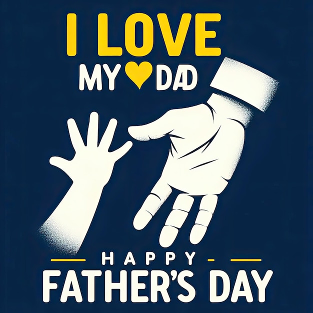 Greeting card with nice message of fathers day