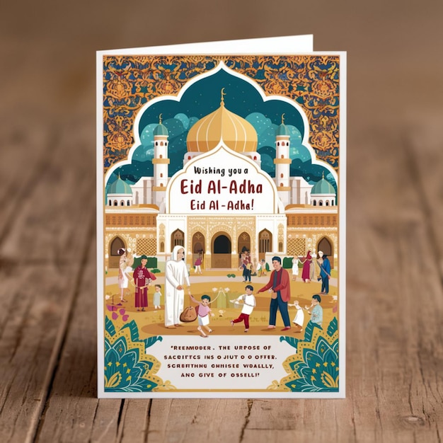 Greeting cards for eid al adha