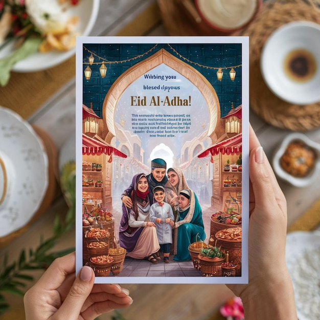 Greeting cards for eid al adha