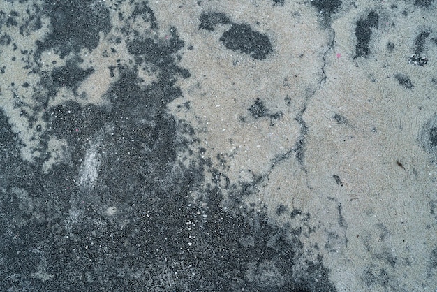 Grey Abstract old dirty dark cement wall background on ground texture