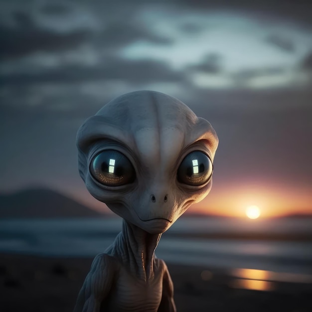 Grey alien generative ai