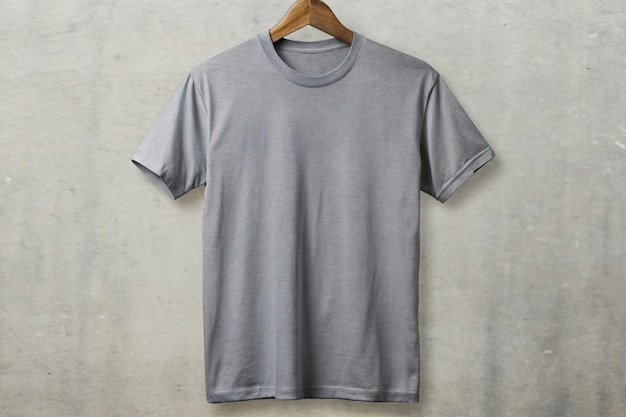 Photo grey black tshirt mockup for design