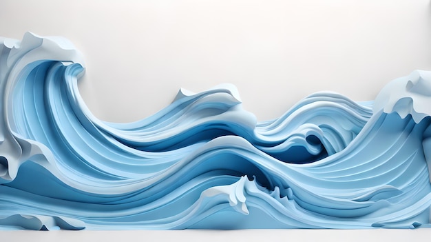 grey color 3d sea wave water landscape background wallpaper