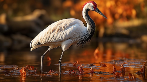 grey crowned crane HD 8K wallpaper Stock Photographic Image