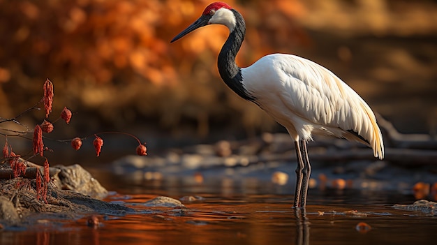 grey crowned crane HD 8K wallpaper Stock Photographic Image