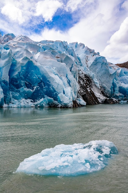 Grey Glacier Torres Del Paine Chile South America