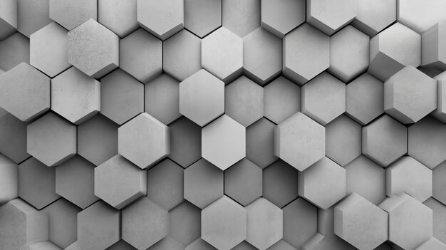 Photo grey honeycomb pattern