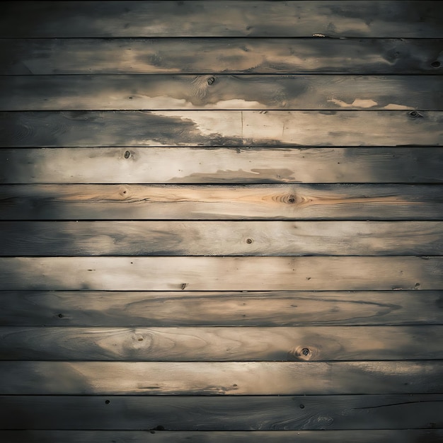 Photo grey rustic wooden background with horizontal planks