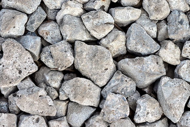 Grey stone texture for background Pattern with rocks or gravel