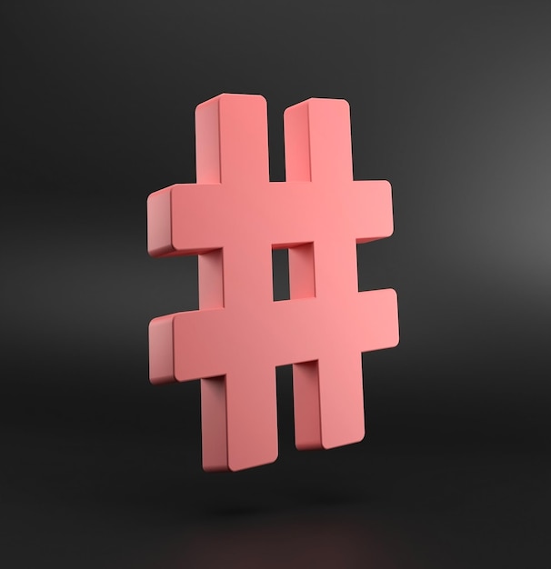 Grid icon on the internet 3d illustration