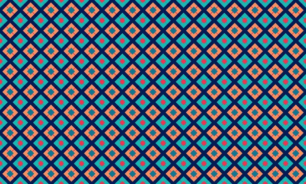 GridBased Design Geometric Shapes Seamless Pattern for Wallpaper Background