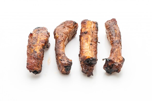 grilled barbecue ribs pork