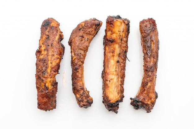 grilled barbecue ribs pork