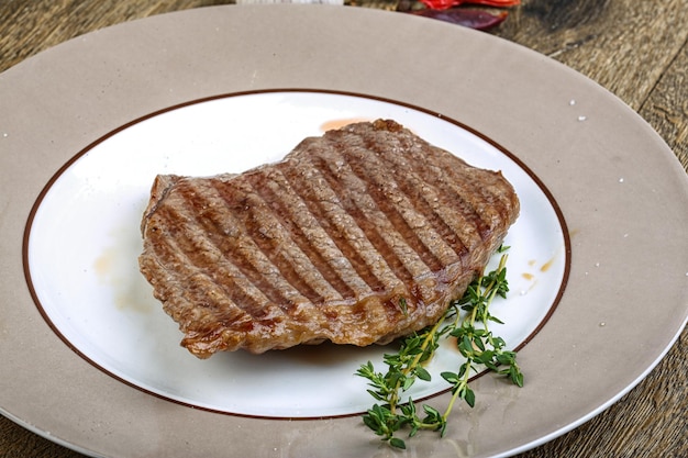 Grilled beef steak