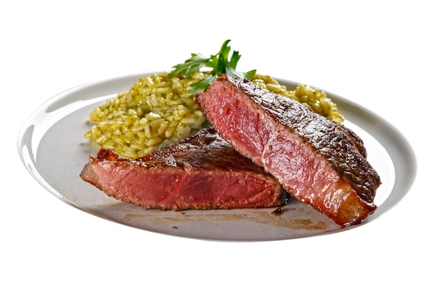 Grilled beef steak