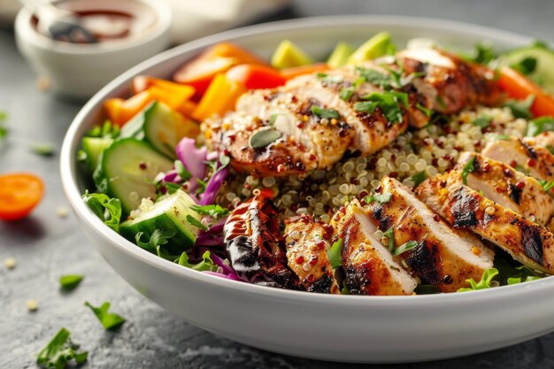 Grilled Chicken and Quinoa Salad