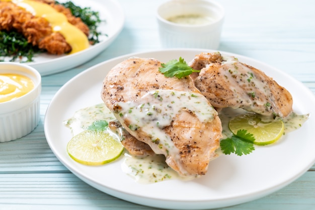 grilled chicken with lemon lime sauce