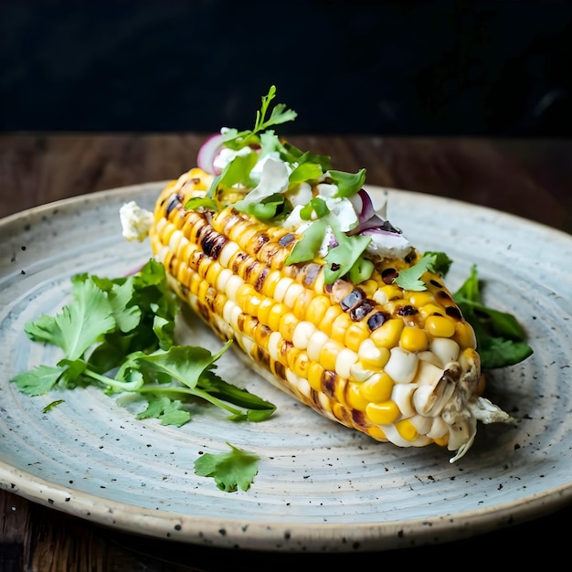 Grilled corn photo