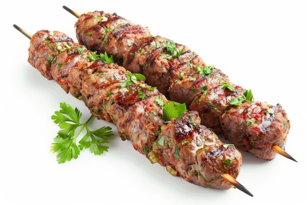 Grilled Kabab Isolated in Transparent Background