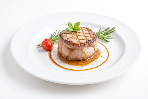 Grilled Pork Tenderloin with Rosemary and Cherry Tomato