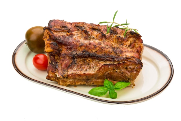 Grilled pork