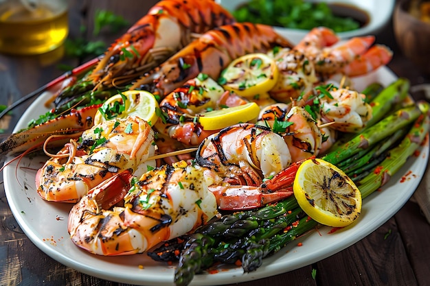 Grilled Seafood Platter