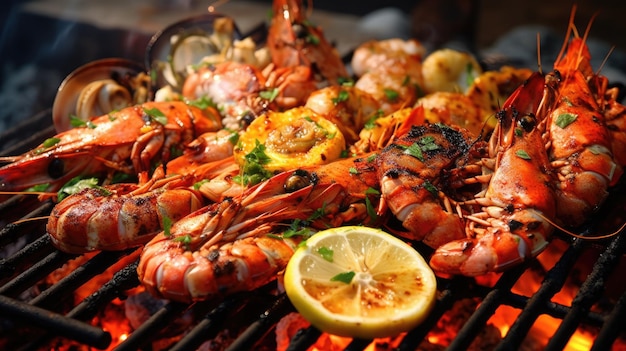 grilled shrimp