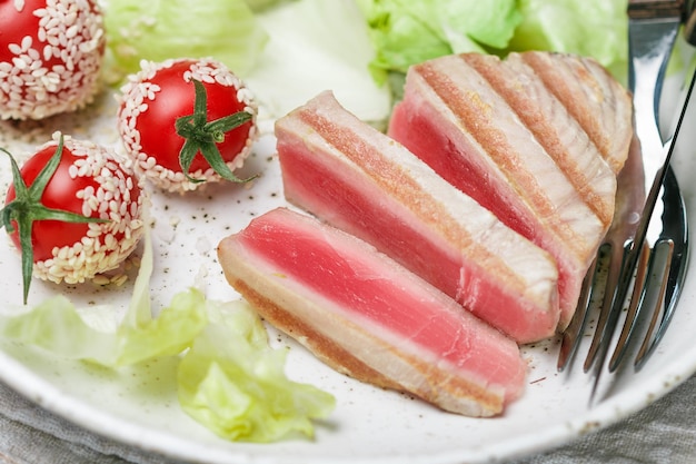 Grilled tuna