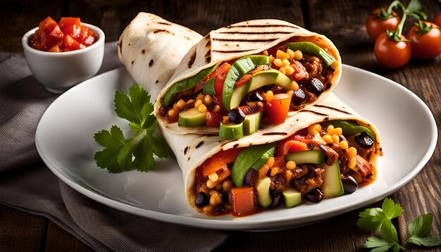 Grilled Veggie Burrito