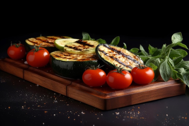 Grilled zucchini Generate Ai