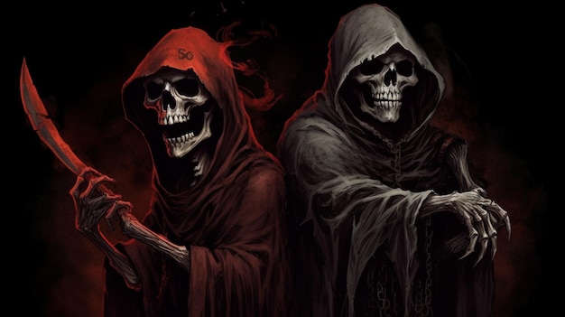 Grim Reaper And Devil An Unholy Alliance