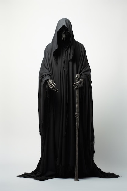 Photo grim reaper standing adult architecture