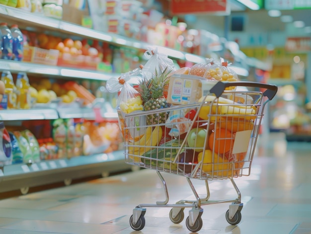 Grocery shopping cart