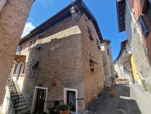 Grondona old medieval piedmont village