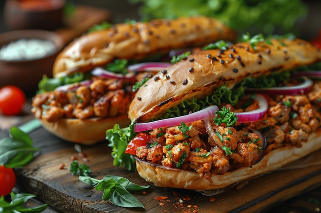 Ground Chicken Sandwiches Perfect for Outdoor Dining