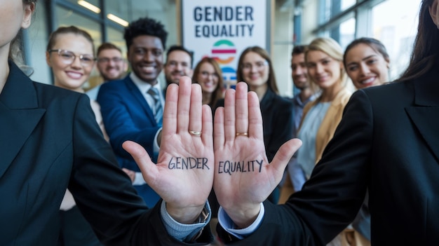 Photo group advocating for gender equality