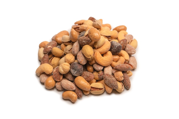 A group of almonds pistachios walnuts macadamia cashews