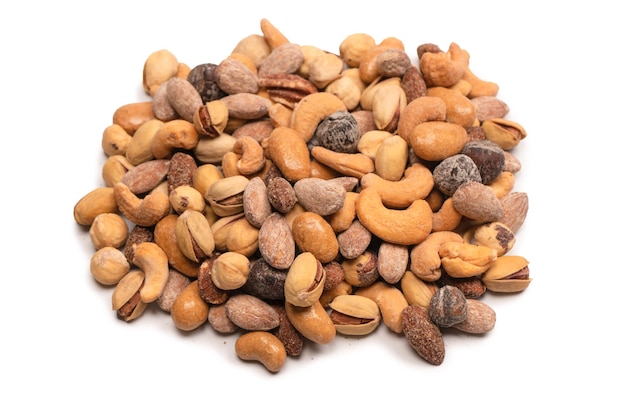 A group of almonds pistachios walnuts macadamia cashews