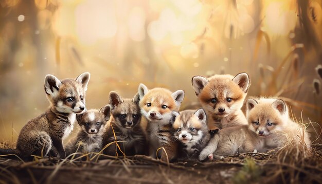 a group of baby animals