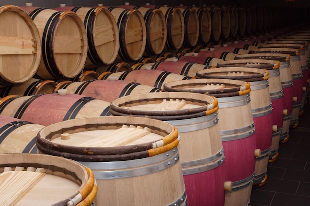 Group of barrels