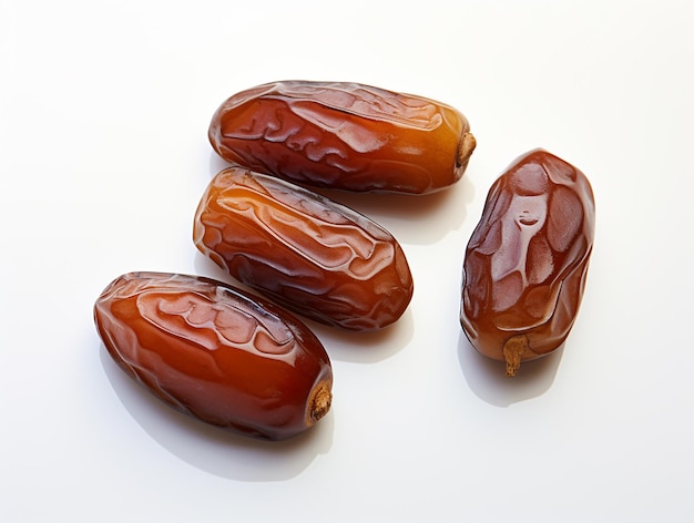 a group of brown and red nuts with the number 3 on them