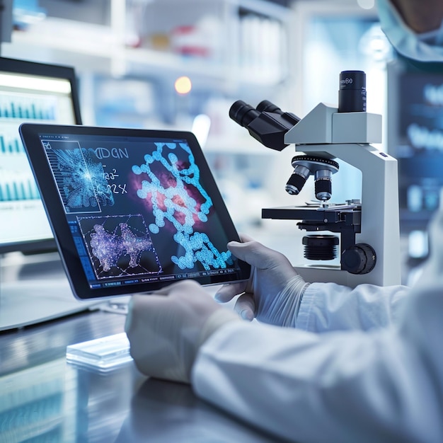 Photo group of chemical engineers working in laboratory