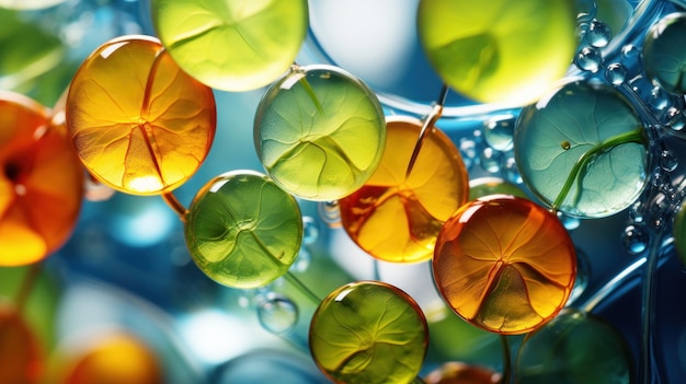 a group of colorful flowers