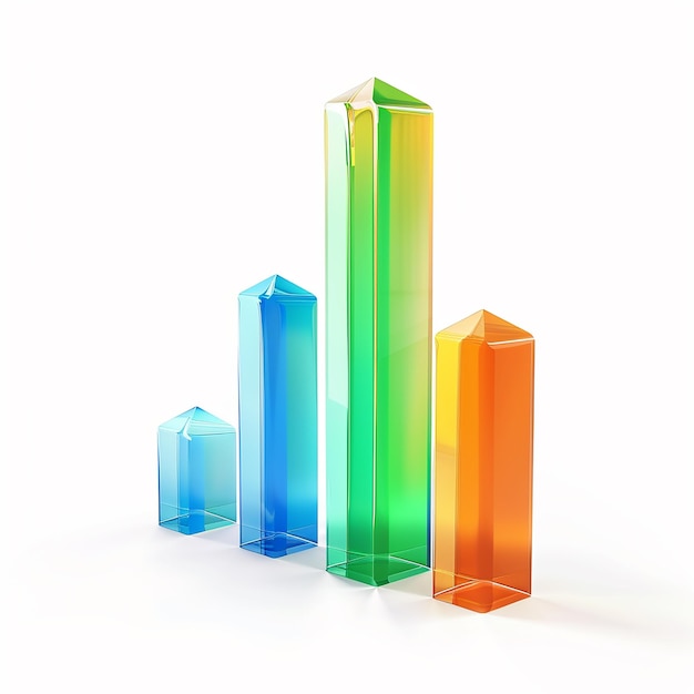 a group of colorful glass cubes with one that says  rainbow